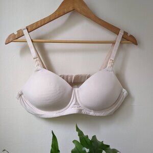 Simple Wishes | SuperMom Fixed Padding Nursing & Pumping Bra Cream 34A
